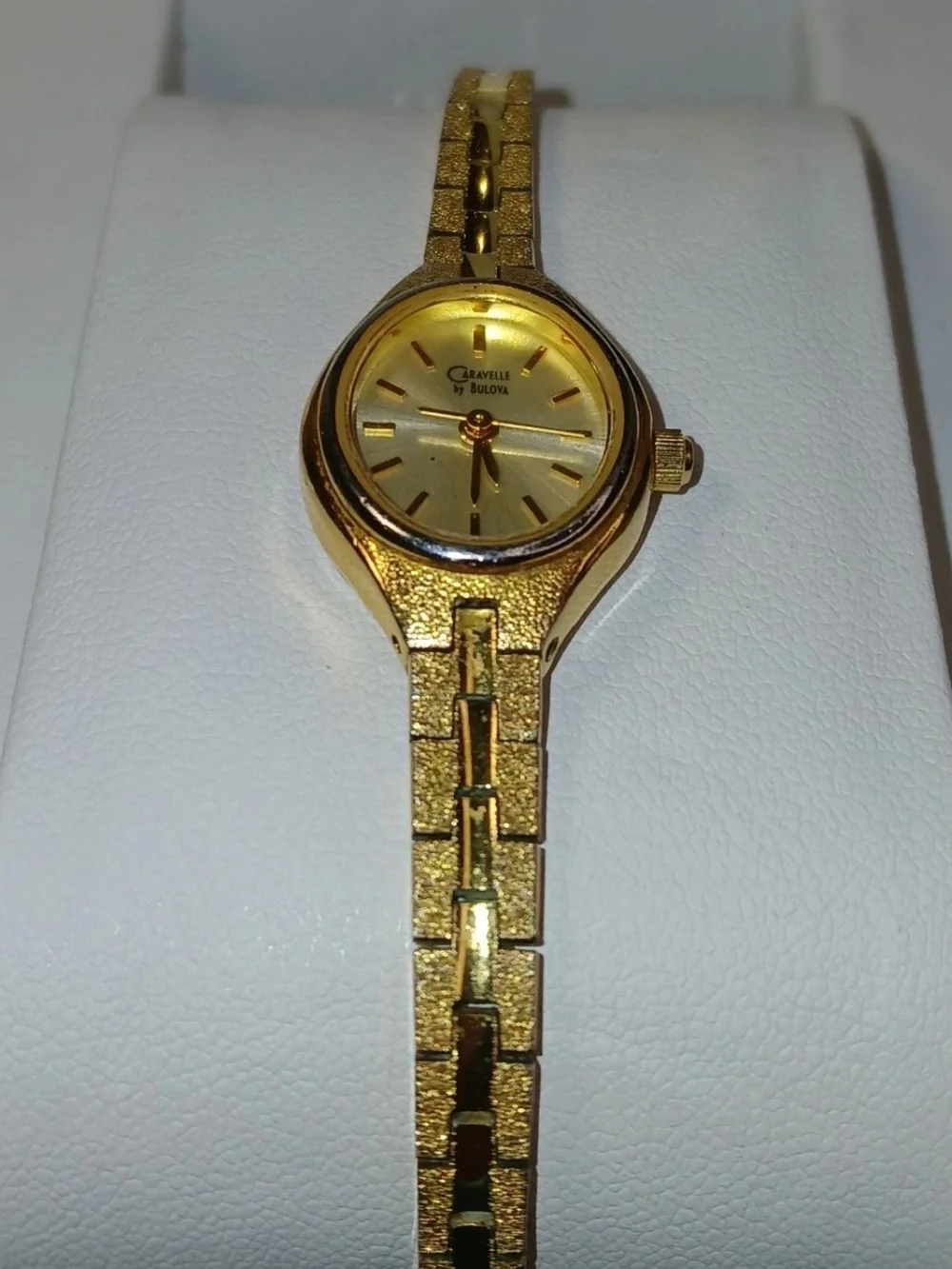 Vintage Gold-tone Caravelle by Bulova Women’s Watch Working New Battery